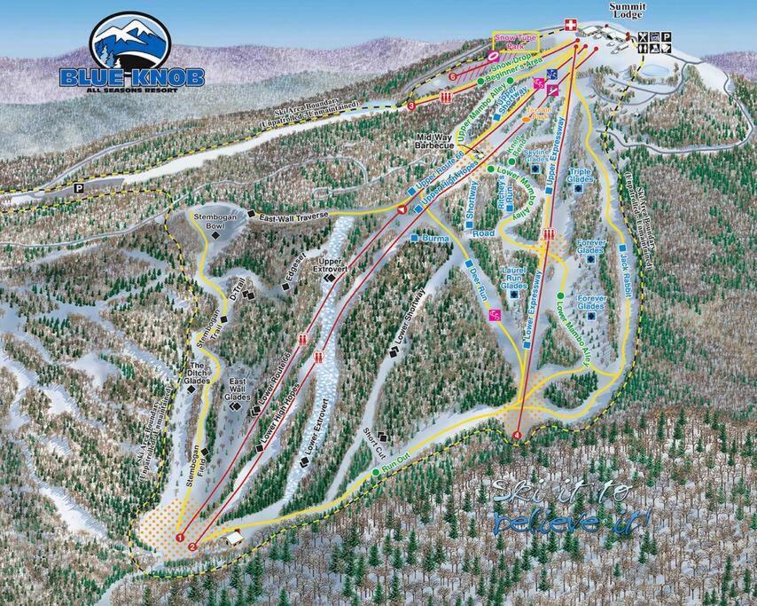 2 Bedroom 2 Bathroom - Blue Knob All Season Resort Condo Claysburg Exteriör bild